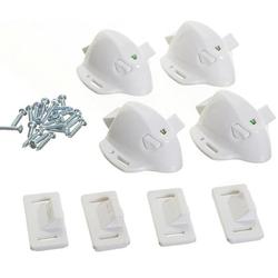 Dreambaby L858 - Dreambaby Adhesive Magnetic Lock 4 Locks