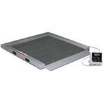 Rice Lake RL-350-5BLE Portable Bariatric Wheelchair Scale Single Ramp and Bluetooth , 1000 lb x 0.2 lb